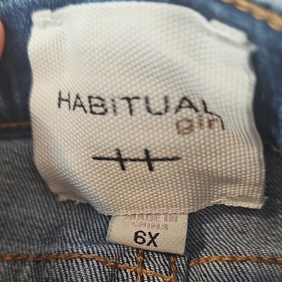 Habitual Blue Skinny Jeans Modern Distressed Fit - Picture 2 of 3